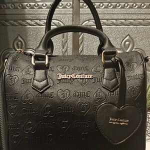 NWT Juicy Couture Fame Heart Embossed Satchel